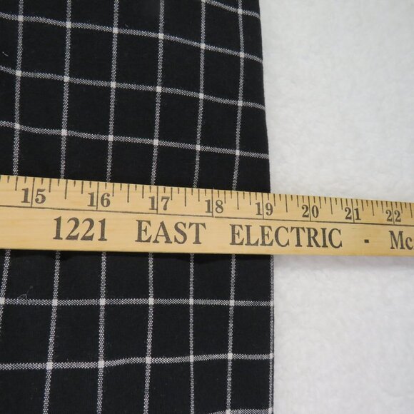 Old Navy Pants Womens 2XL Black White Windowpane Stretch Pull On Slim Ankle XXL - Picture 6 of 8